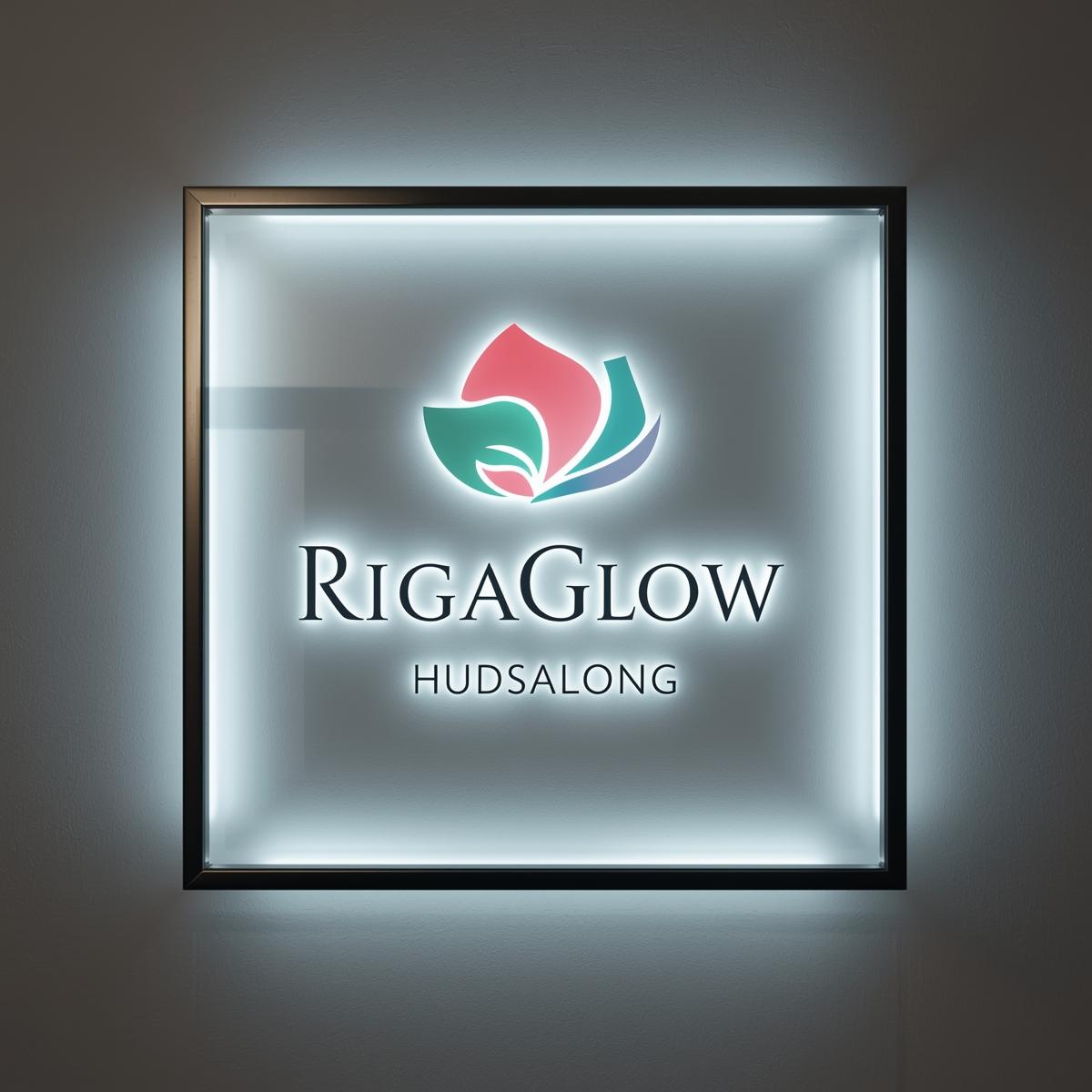 RigaGlow logotyp